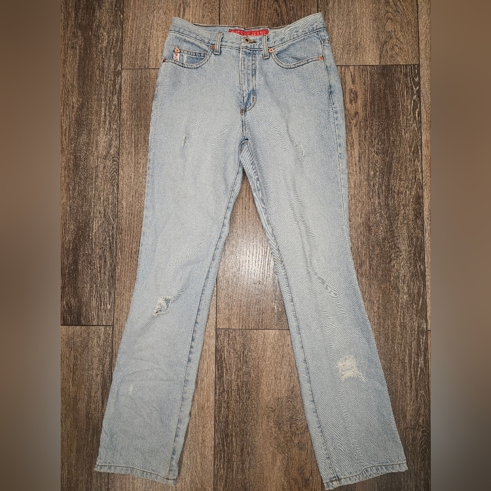 Vintage, guess, jeans, denim, light, y2k, 2000s, streetwear, classic, original